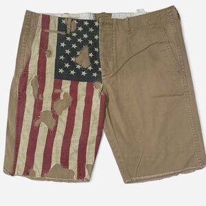 Polo Ralph Lauren / Denim & Supply American Flag shorts 2011 release Distressed